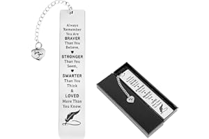 PYBINGCW Stainless Steel Bookmark Gift for Readers - Love and Festival Bookmarks for Friends and Lovers on Birthdays and Graduation