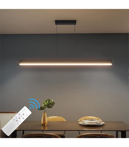 Klighten Led-hanglamp, eettafel, 80/24 W, moderne hanglamp, met