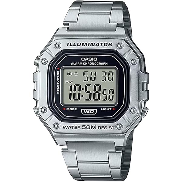 Casio Orologio Sportivo W737HX-1AV - 100m Impermeabile, LED, 5 Allarmi, Batteria 10 Anni