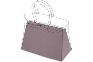 DGAZ Taschen Kissen für Birkin25/30/35/40, Luxustasche Taschenformer Einsatz, Handtaschen Innenkissen für Damen Taschen (Konjac purple, BK35)