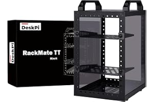 GeeekPi DeskPi RackMate TT Mini Serverskåp för Mini PC, nätverk, servrar, ljud och videoutrustning