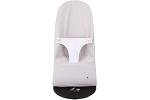 TititNins® - Funda para Hamaca BabyBjörn Balance Soft y Bliss Combi Kuku Gris.(**Sustituye tapicería Original) +40 Tejidos