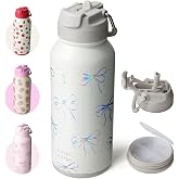 BOTTLE BOTTLE 32oz stainless steel sport thermal bottle, straw, pill box