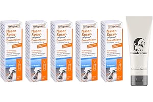 Nasenspray Ratiopharm Spar-Set 5 x 15ml inkl. einer hochwertigen Handcreme der Rathaus Apotheke