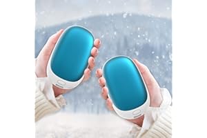 gabless Chauffe-Mains Rechargeable 10000mAh, Chauffe Main Reutilisable, Chauffe Main Electrique, Chaufferette Electrique Chaufferette de Poche pour Extérieur, Cadeau d'hiver pour Enfants Femmes Homme