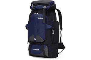 CINGHI LUSSO Hiking Backpack 70L Rucksack for Men Women Large Backpack for Travelling Camping Waterproof Backpack Lightweight Outdoor Bags Travel Back Pack