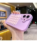 Yhsvie Custodia Trasparente per iPhone 13/14 Ultra Sottile Cellulare Ventosa Rimovibile Custodia Clear Silicone Sntiurto Case Protettiva TPU Bumper Cover - Rosa