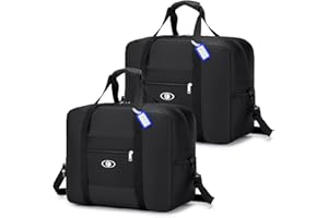 SPAHER 2X Bagage Cabine 45x36x20 Easyjet Tui Airways Sac de Voyage Pliable Sac de Cabine Avion Rangement Bagage Portable Organisateur