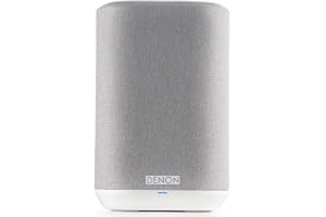 Denon Home 150 DENONHOME150WTE2 Głośnik Bluetooth, Biały/Szary, 12 x 12 x 18.7 cm
