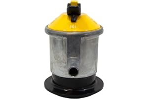 CABLEPELADO Regulador Botellas Gas Butano o Propano | Presión nominal (entrada): 50 mbar | Caudal garantizado: 2.5 kg/h | Tipo de gas: GLP-B/P | Para cocinas, quemadores de hostelería, paelleros