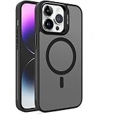 Coverzone iPhone 14 ile uyumlu Kamera Lens Aparatlı Stand Olabilen Magsafe ile uyumlu Kamera Korumalı Şeffaf Full Color Magne