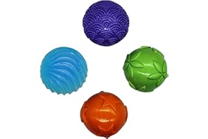 Oritlife Zen Garden Spheres Gift Set in Unique Box -4 Stamp Spheres for Zen Gardens, 1.7 Inch Large Colorful Zen Garden Balls, Meditation Gifts