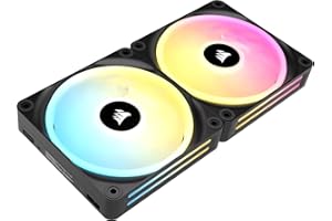CORSAIR iCUE LINK QX140 RGB Wentylator RGB z Magnetyczną Kopułą 140 mm - Zestaw Startowy z iCUE LINK System-Hub - Czarny