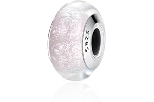 LUVHAHA Abalorios de cristal de Murano para pulseras Pandora