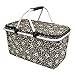 Produktbild Alu Picknickkorb Kühlkorb Kühltasche faltbar wasserdicht Einkaufstasche Eisbeutel Frischtasche Thermotasche für Outdoor Picknick Reise