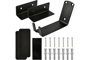 FINZOO Uchwyt ścienny do roweru, hak ścienny, zawieszenie koła, uchwyt ścienny na pedały, regulowany do rowerów elektrycznych, MTB i wyścigowych