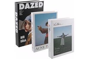 ELITECRAN 3 Piezas Libros Falsos Decorativos, Libros de Decoración Apilado, Libros de Exhibición Falsos, Libros Falsos de Moda para Decoración Hogareña, Libros de Imitación Modernos, Sin Páginas