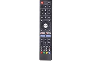 FOXRMT Télécommande pour Chiq Changhong UHD TV U55H7N L32H7N L40H7N L43H7N L50H7N L55H7N GCBL-TV02BDBIR U58H7N U43H7N U50H7N pour Saba SA24S46A9 SA32S67A9 SA40S67A9-Aucune Configuration requise