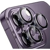 iPhone 14 Pro Max/14 Pro İle Uyumlu CmCov Kamera Lens Koruyucu Kolay Tak &Ccedil;ıkar Ergonomik İnce Tasarım Kırılma Ve &Ccedil;izilme &Ouml;nle