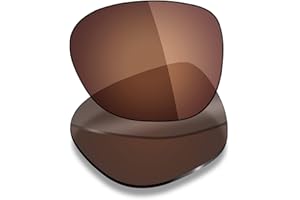 Mryok Polarisierte Ersatzgläser für Oakley Overtime OO9167, 55 mm, Bronze-Braun