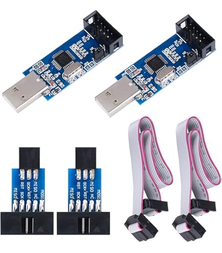 Programmatore USBASP USBISP AVR + Scheda Adattatore Da 10 Pin A 6 - Foto 12