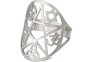 kkjoy Bague de Paon Ajourée en Acier Inoxydable Double Paon Anneaux Ouverts Réglables au Doigt Cadeau de Noël pour Femmes Filles