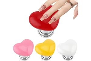 Bewudy 4 Pcs Toilet Button Pusher, Love Heart Shaped Toilet Tank Button Toilet Flush Button Pusher, Toilet Press Tool for Toilet Lid and Tank Toilet Flusher Top Push Button for Women Long Nail