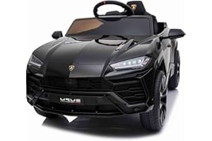 Lambo Urus 12V - Schwarz - Elektro-Auto für Mädchen und Jungen mit 12V Batterie und Fernbedienung
