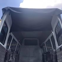 thumbnail image 2 of Ford Transit Connect Rear Barn Door Awning Cover (2014+) - Grey Waterproof 576 2 of 4