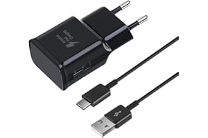 USB Ladegerät mit Ladekabel USB C Schnellladekabel für Samsung Galaxy A05s A14 A15 A16 A20e A34 A51 A52s A53 A54 S8 S9 S10 S20 S21 FE Plus Z Flip3, Android Handy Schnellladegerät Netzteil Adapter