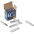 Deli DL238011 2000 D Nails 8x11.2x1.2mm Heavy Duty Carbon Steel High-Strength Sturdy & Durable D-Type Staple Pins Designed for Construction and Woodworking (Pack of 1)