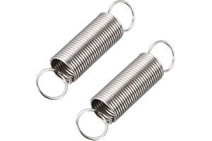 UXCELL sourcing map 20pcs Ressort de tension à double crochet Ressorts d'extension diamètre de fil de 0,5 mm diamètre extérieur de 6 mm longueur de ressort en acier de 14 mm