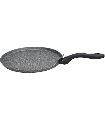 Tognana Padella Crepiera Naturale – Diametro 25 Cm, Manico Soft-Touch, Lavabile In Lavastoviglie