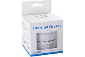 MONEYQIU HY700-50g Thermal Heatsink Paste Thermal Conductivity:>3.14W/m-k Carbon Based High Performance, Thermal Compound CPU for PC CPU GPU PS4 PS5 LED - 50 Gram