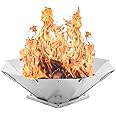 FENNEK Octagon Fire Bowl, Quick Assembly, Perfect for Mobile Use, Made of Heat-Resistant Stainless Steel, Made in Germany