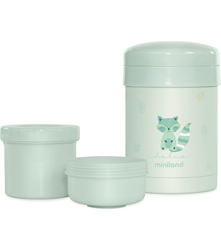 Thermos Miniland Food Thermy Mini Candy - Papillero 280ml In Acciaio Doppio Strato Per Bambini - Foto 4