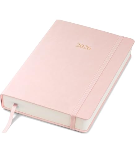 Diary 2026, A5 Diary Day-per-Page, Jan - Dec 2026 Daily & Monthly Planner With Pen Holder | 12 Month Tabs | 4 Planner Stickers | Inner Pocket, Hardback Spiral Calendar For Time Management - View #11