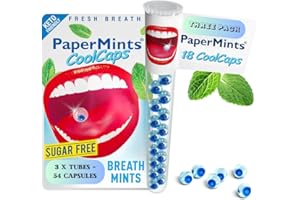 Dites adieu à l'halitose avec Cool PaperMints® Capsules désodorisantes X3