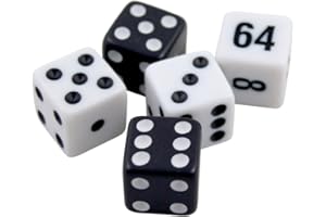 PRIMOLIVING Set de dés Backgammon