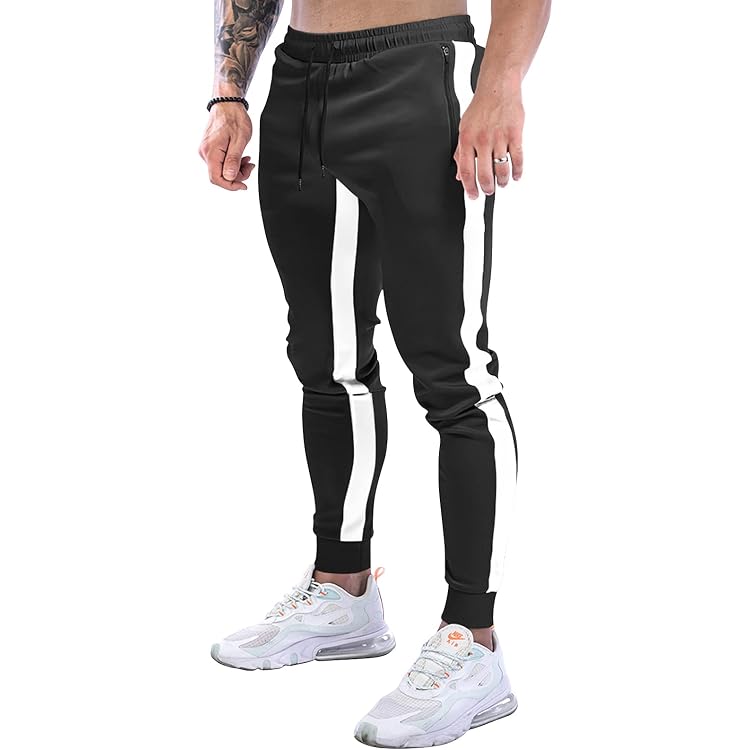 Pantalon De Jogging Homme Suwangi - Léger Avec Poches Zippées - Pour Sport Et Daily