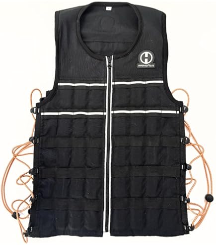 Gilet Zavorrato Pesi Aggiuntivi Hyperwear 2.3kg - Set 35 Pezzi Per Gilet Allenamento Weighted Vest