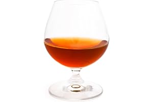 Topkapi 44525 Petite - Juego de 6 vasos de coñac (250 ml, apto para lavavajillas, elegante y resistente)