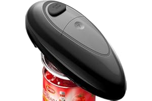 RUTHLESS BULLET Electric Can Opener, Tin Opener Hand Free, Can Openers 360° One Button Automatically Open Any Size Cans, Safe and Reliable, Kitchen Best Choice—Powerful, Safe & Easy for Cooks and Housewives