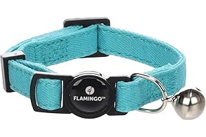 Flamingo Gato Collar Gatito Lomi Azul Claro 15-22cm 10mm