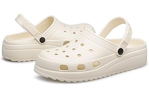 ADQ Clogs Damen Unisex Gartenschuhe Plattform für Garden Sommer Casual Slip On Sandalen