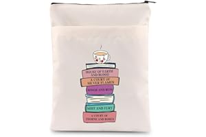 PLITI Sarah J Maas Gift Crescent City Gift HOEAB ACOSF ACOWAR ACOMAF ACOTAR Inspired Book Sleeve for Book Lover (SJM Books BSU)