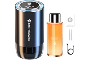 THAELY Diffusore d'Aria per Auto Intelligente | Diffusore di Aromaterapia per Auto Ricaricabile | Diffusore per Auto da 50 Ml per Auto/Soggiorno/Bagno