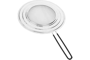 GVPOELR Paraspruzzi per Pentole, Coperchio Paraschizzi da Cucina, Paraspruzzi per Cucina Padelle 30cm, Paraspruzzi con Maniglia Pieghevole, per Padelle Diametro 20, 24, 28 cm per Molte Padelle