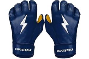 BRUCE BOLT Original Series Short Cuff Batting Gloves - Multiple Colors - Adult & Youth Sizes