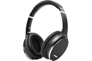 Srhythm NC35 Noise Cancelling Wireless Headphones Bluetooth 5.0, Foldable Over Ear Headset with Build-in Mic,50+ Hrs Playtime,Multi-Point Bluetooth Connection Voice Call